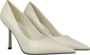 Charles & Keith Cream Pointed-toe Pumps UK 6 EU 39