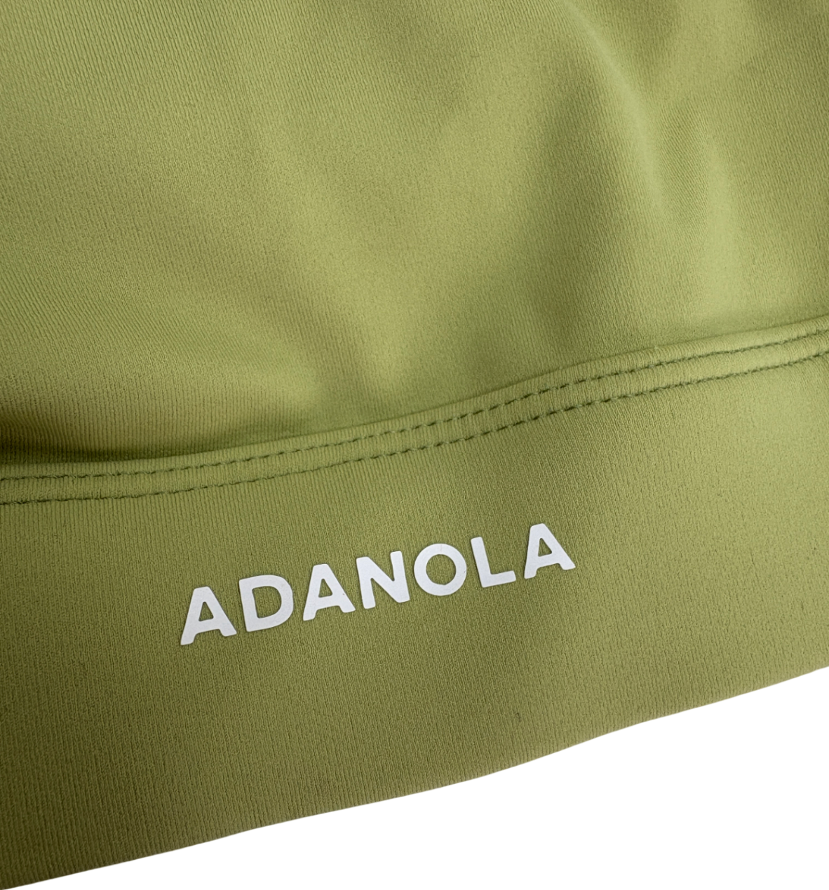 Adanola Green Crossover Back Crop Top And Leggings Set UK S