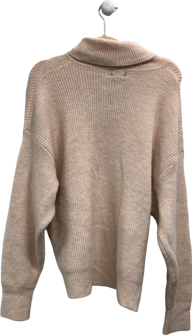 River Island Beige Turtleneck Jumper UK S