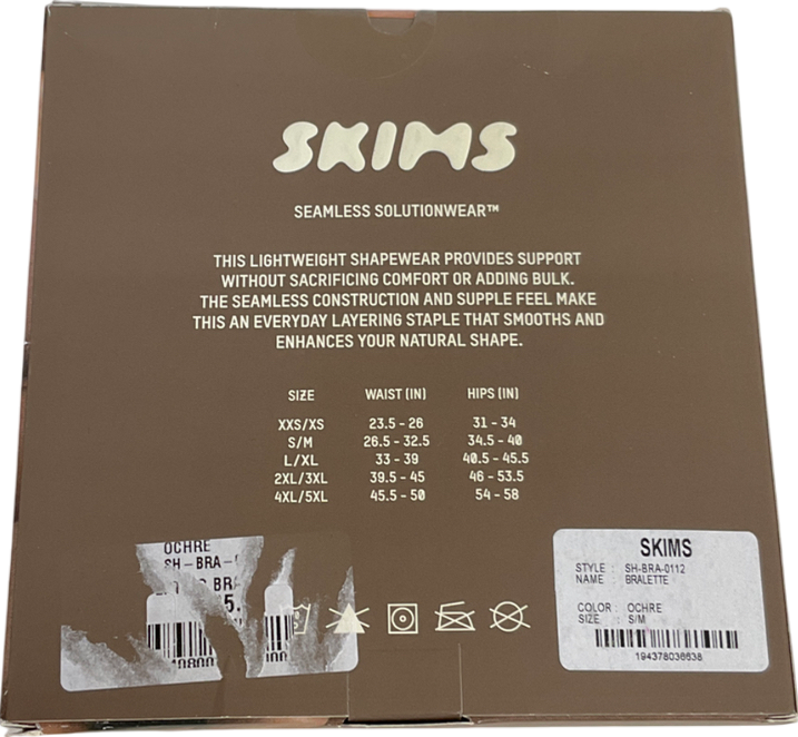 SKIMS Nude Bralette - Ochre UK S/M