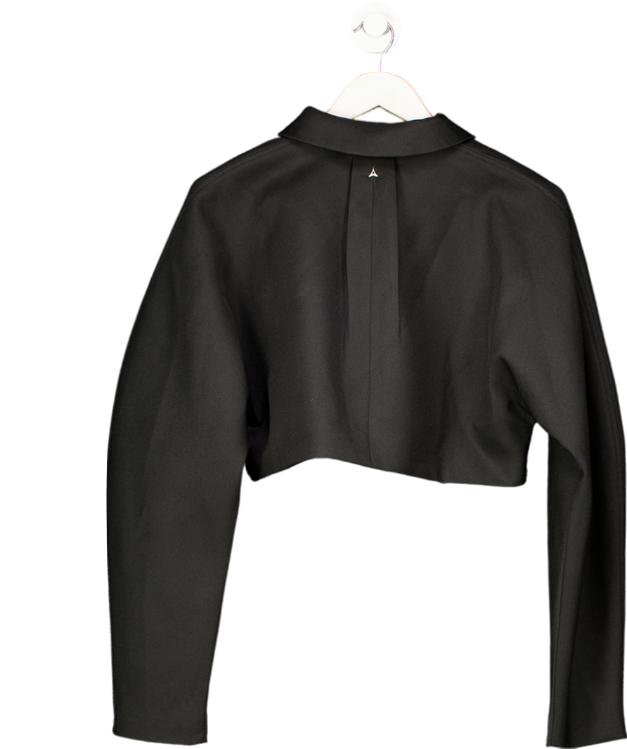 maniere de voir Black Elya Tailored Super Cropped Jacket UK 10