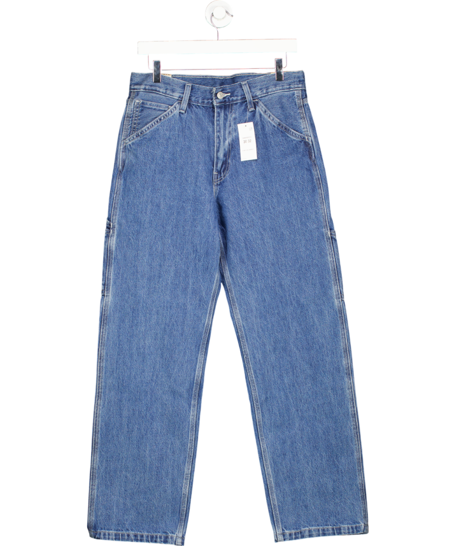 levis Blue 568 Loose Straight Carpenter Pants W30