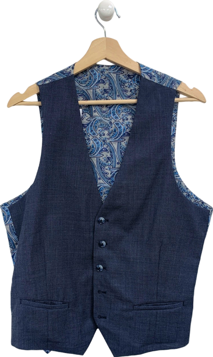Unbranded Navy Blue Waistcoat UK M