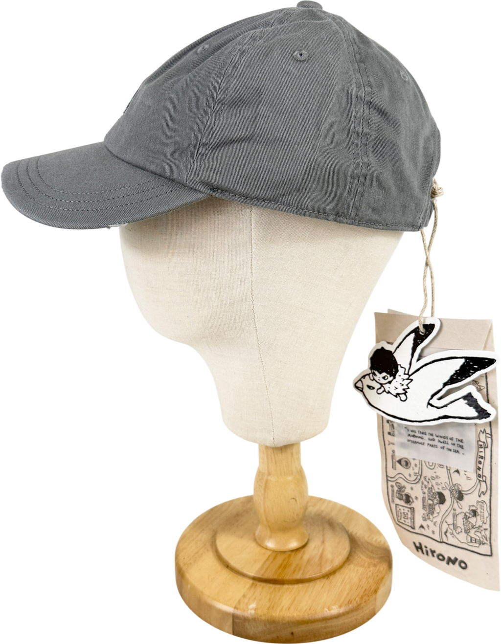 Popmart Grey Hirono Living Wild Cap One Size