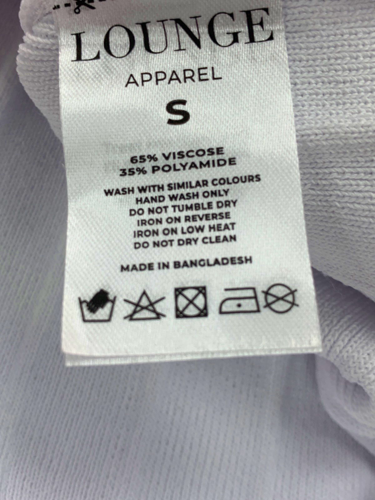 Lounge White Ribbed Tennis Dress UK S