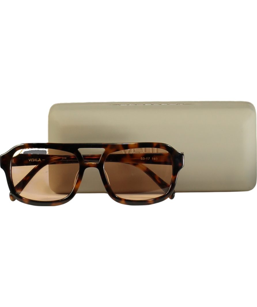 Vehla Brown Dixie Choc Tort Sunglasses One Size