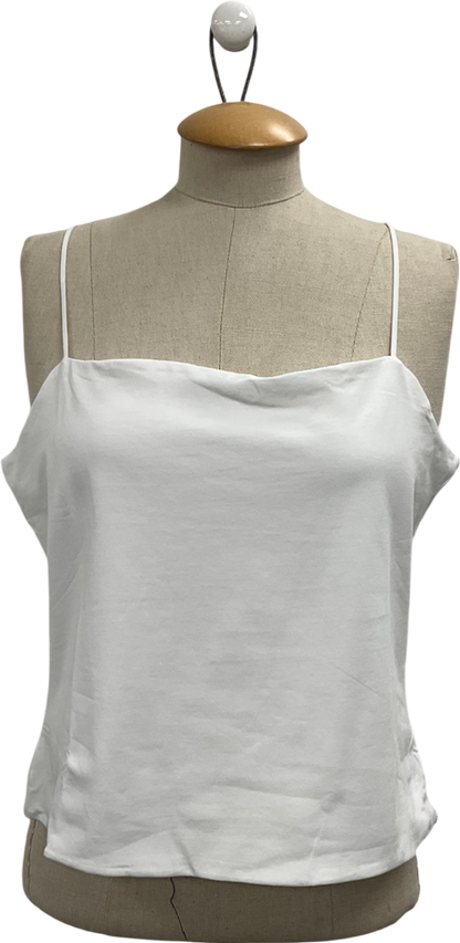 MANGO White Cami Top UK L