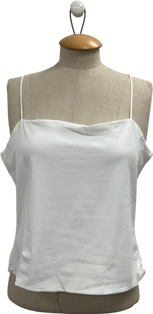 MANGO White Cami Top UK L