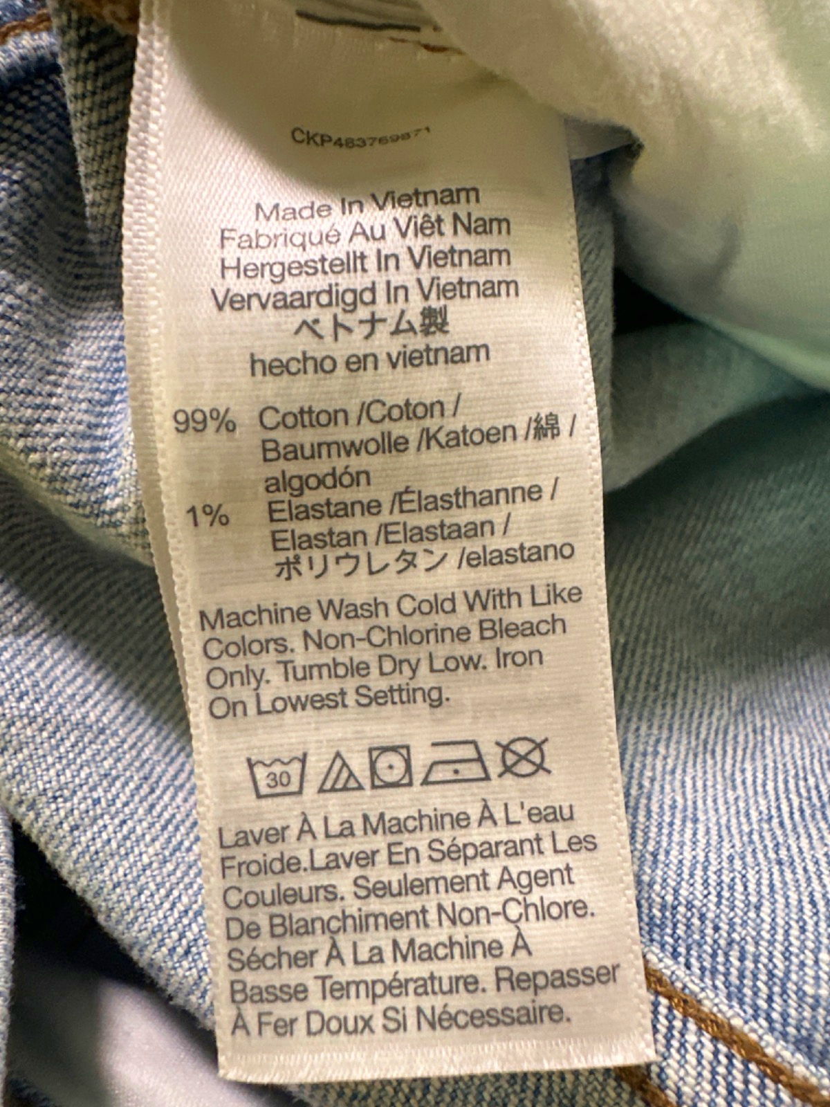 Madewell Light Blue The Perfect Vintage Wide-Leg Crop Jean UK 25