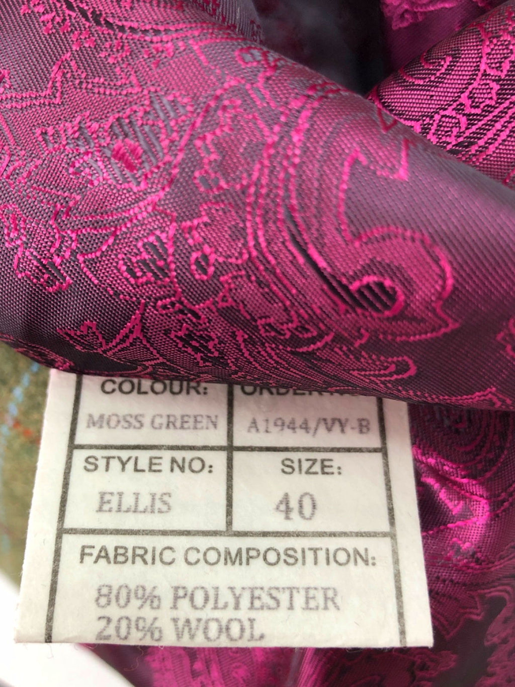 Marc Darcy Moss Green Ellis Waistcoat UK 40