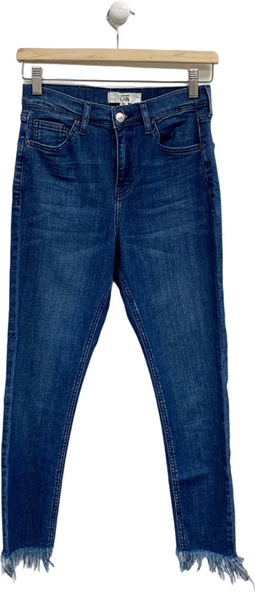 Topshop Blue Moto Jeans W26 L30