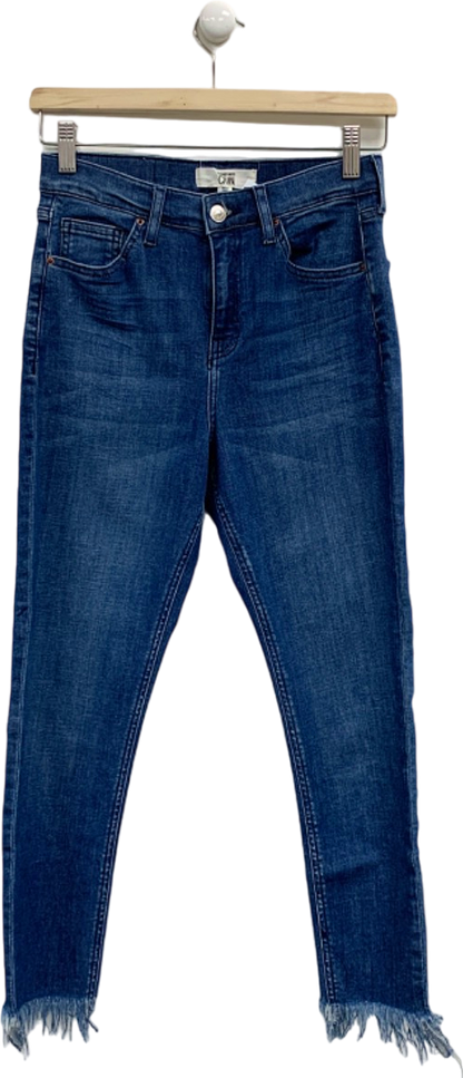 Topshop Blue Moto Jeans W26 L30