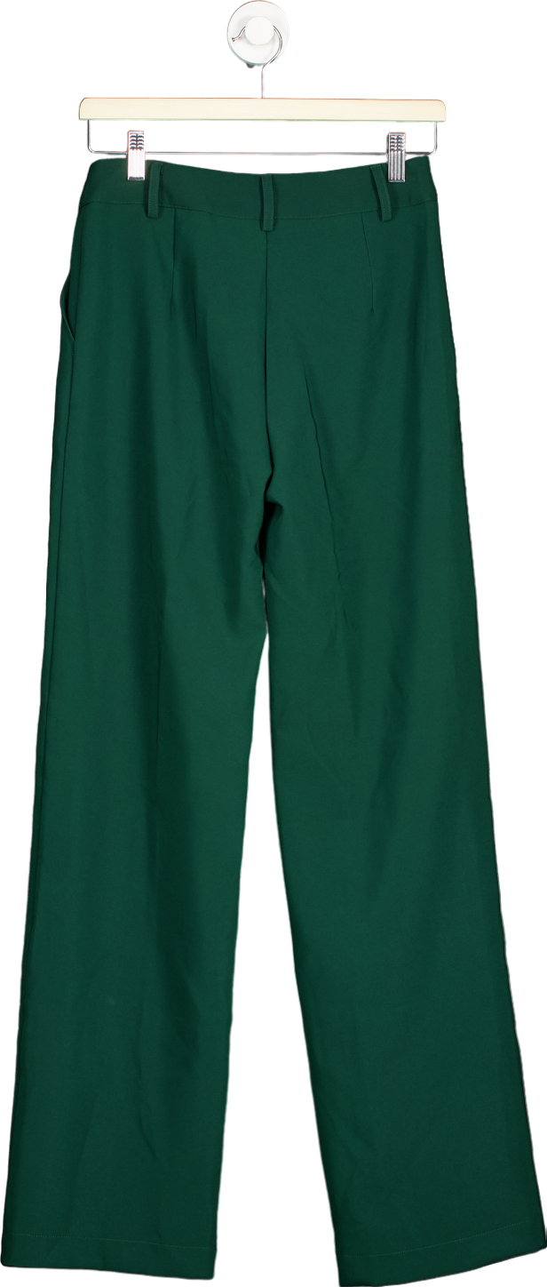 Venderby’s Green Wide-Leg Trousers UK S