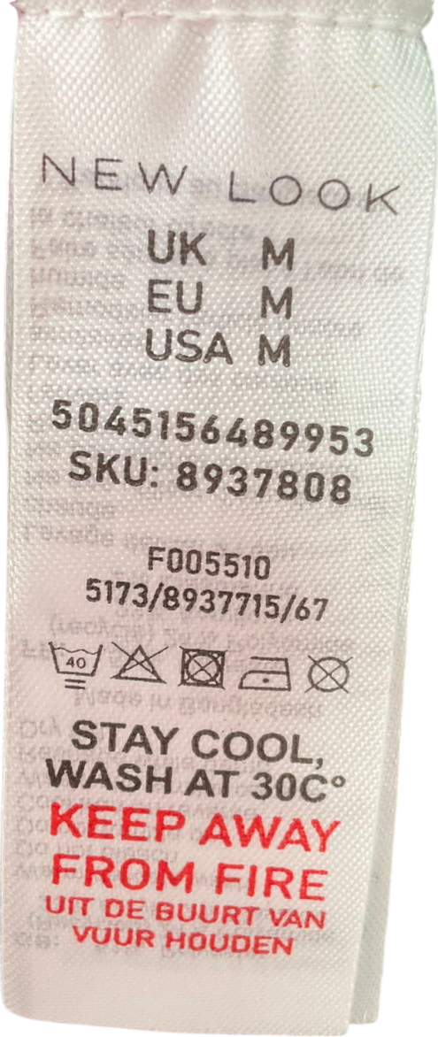 New Look Purple Burgundy Crew Neck Cardigan UK M