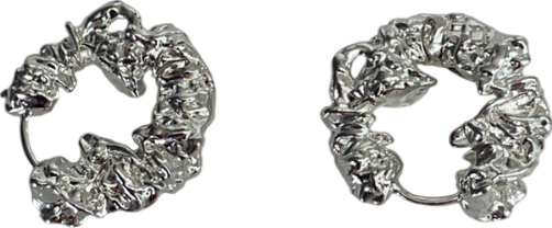 pilgrim Metallic Trust Hoop Earrings Silver-plated