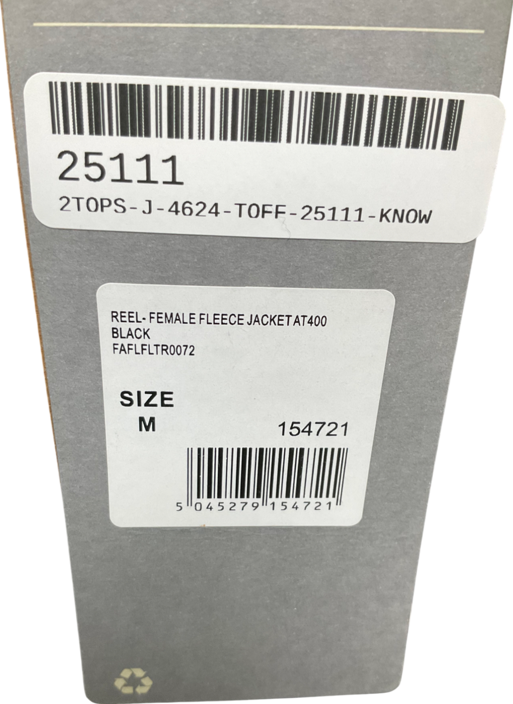 Trespass Black Feel Fleece Jacket UK M