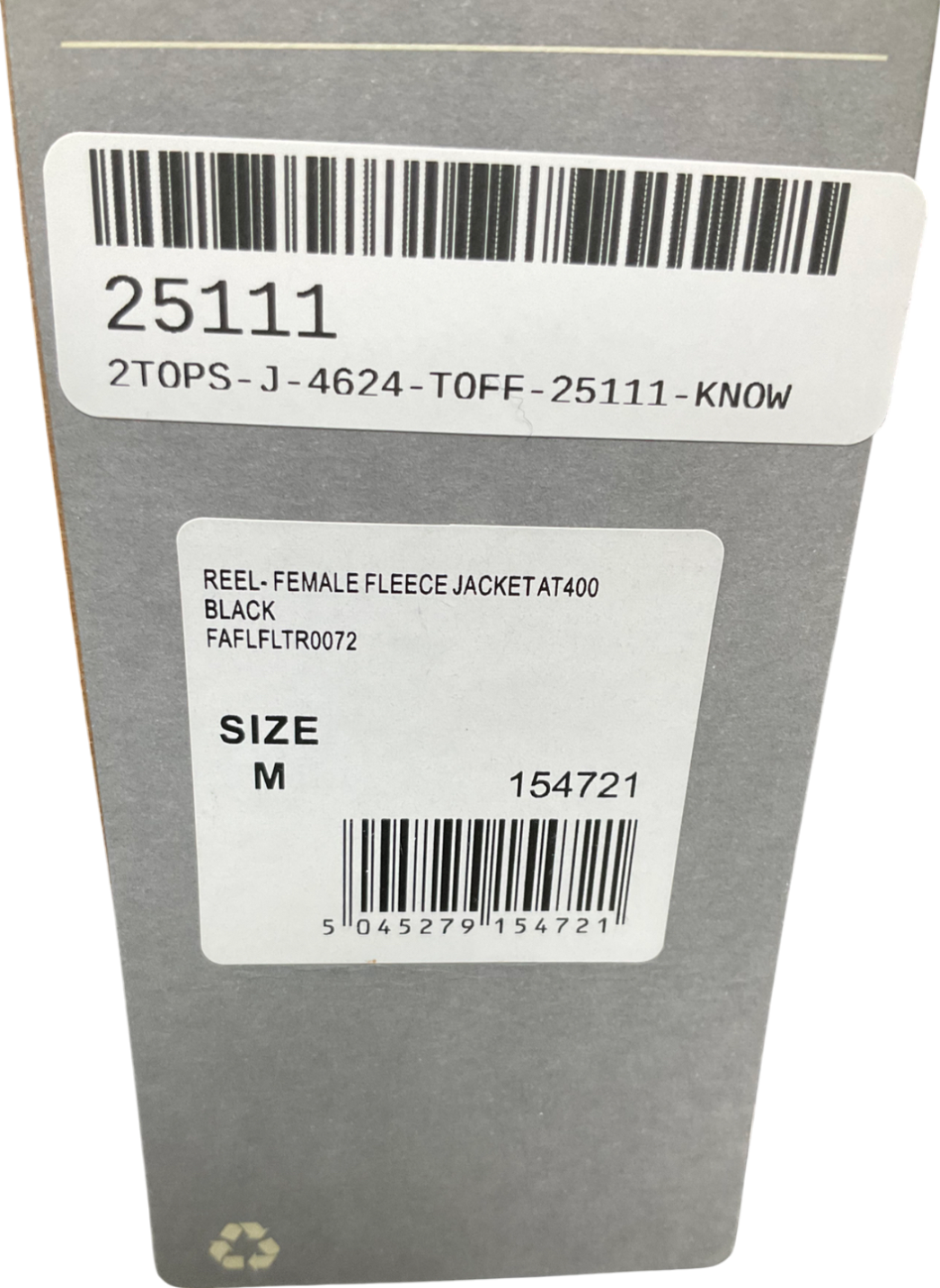 Trespass Black Feel Fleece Jacket UK M