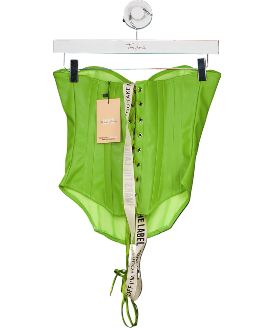 Mars the Label Green The Cinch Corset UK 12