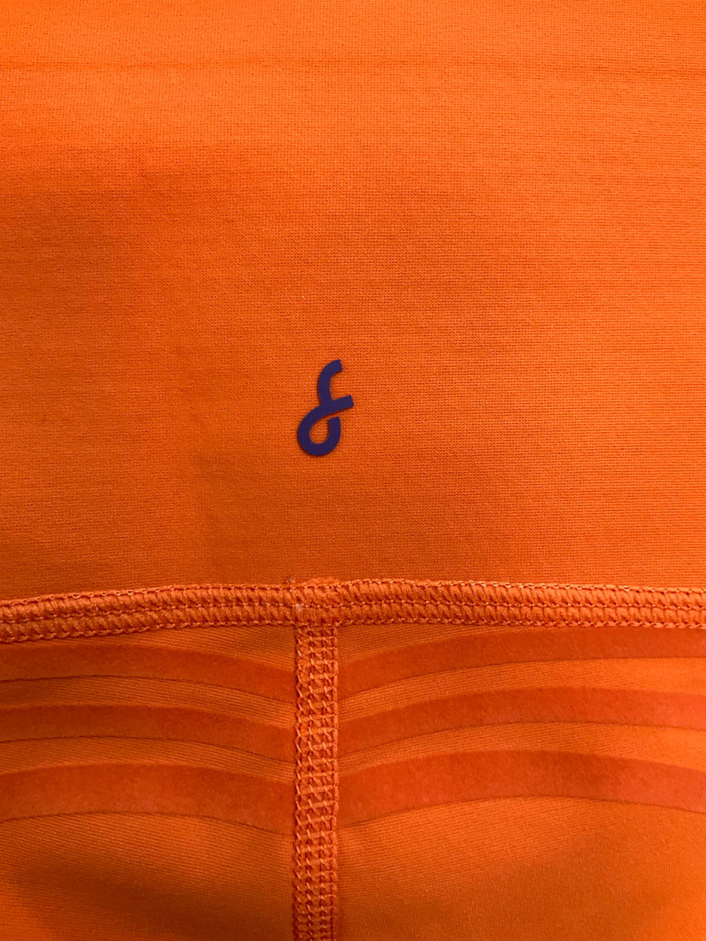 fanka Orange Body Sculpt Leggings Reversible Wear UK S