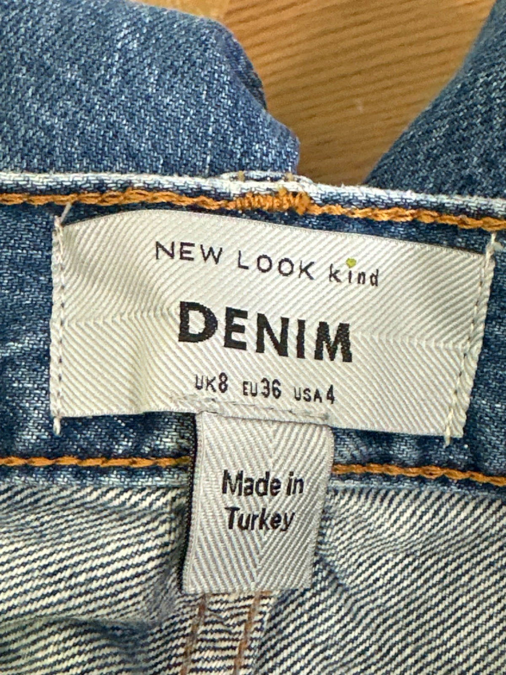 New Look Light Blue Barrel Leg Jean UK 8