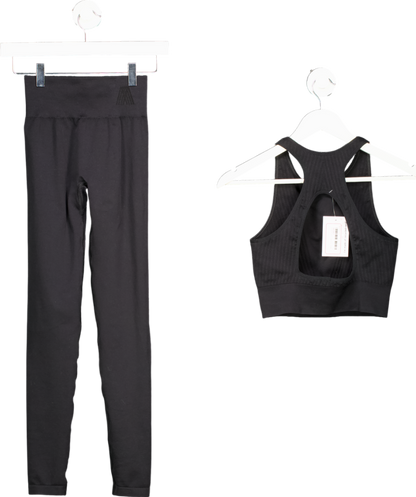 4th Arq Black Sports Bra & Leggings UK S