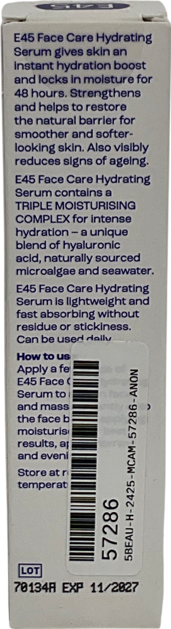 e45 Face Hydrating Serum 30ml