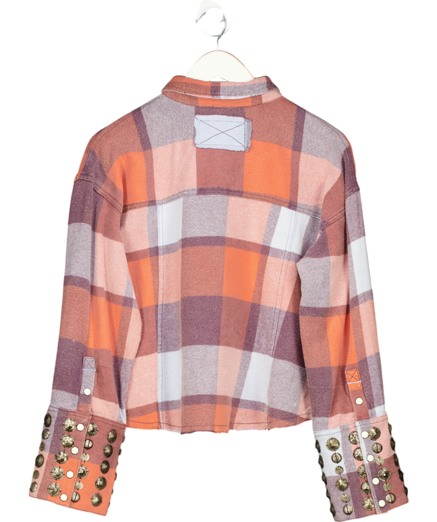 Free People  We The Free Austin plaid flannel shirt UK 6