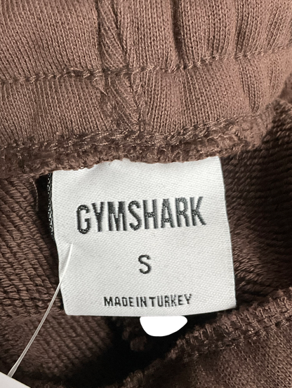 gymshark Brown Phys Ed Graphic Sweatpants UK S