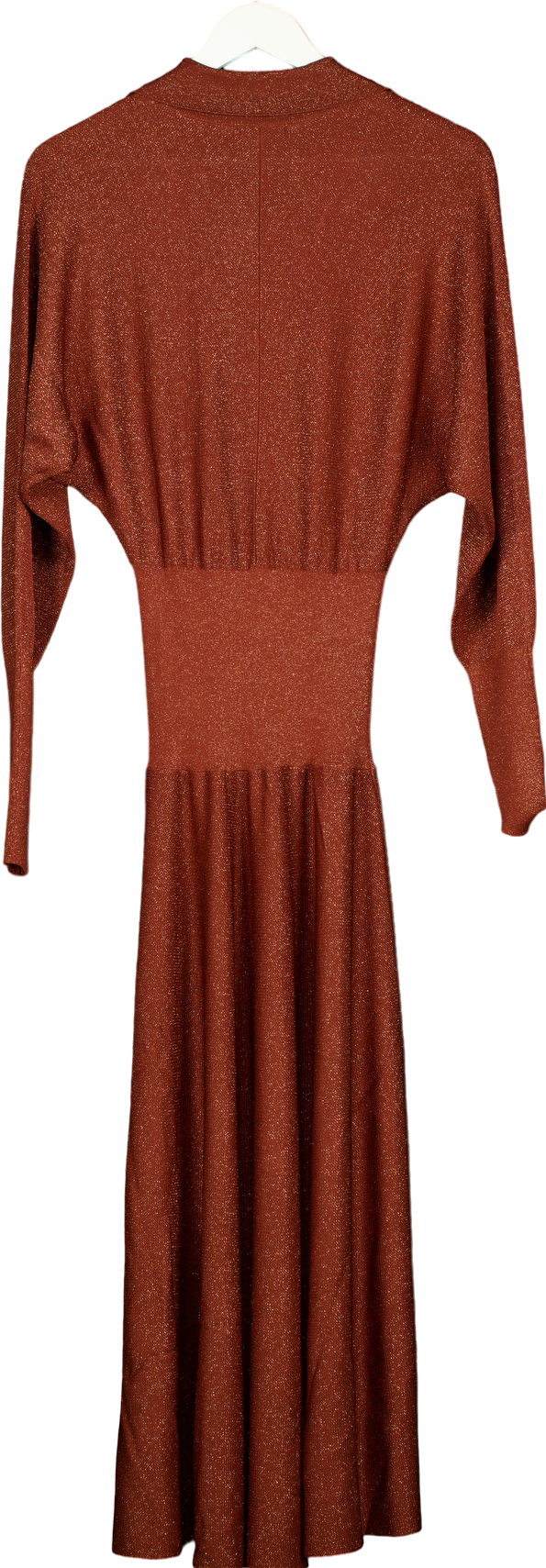 Karen Millen Toffee/Bronze Knitted Dress S