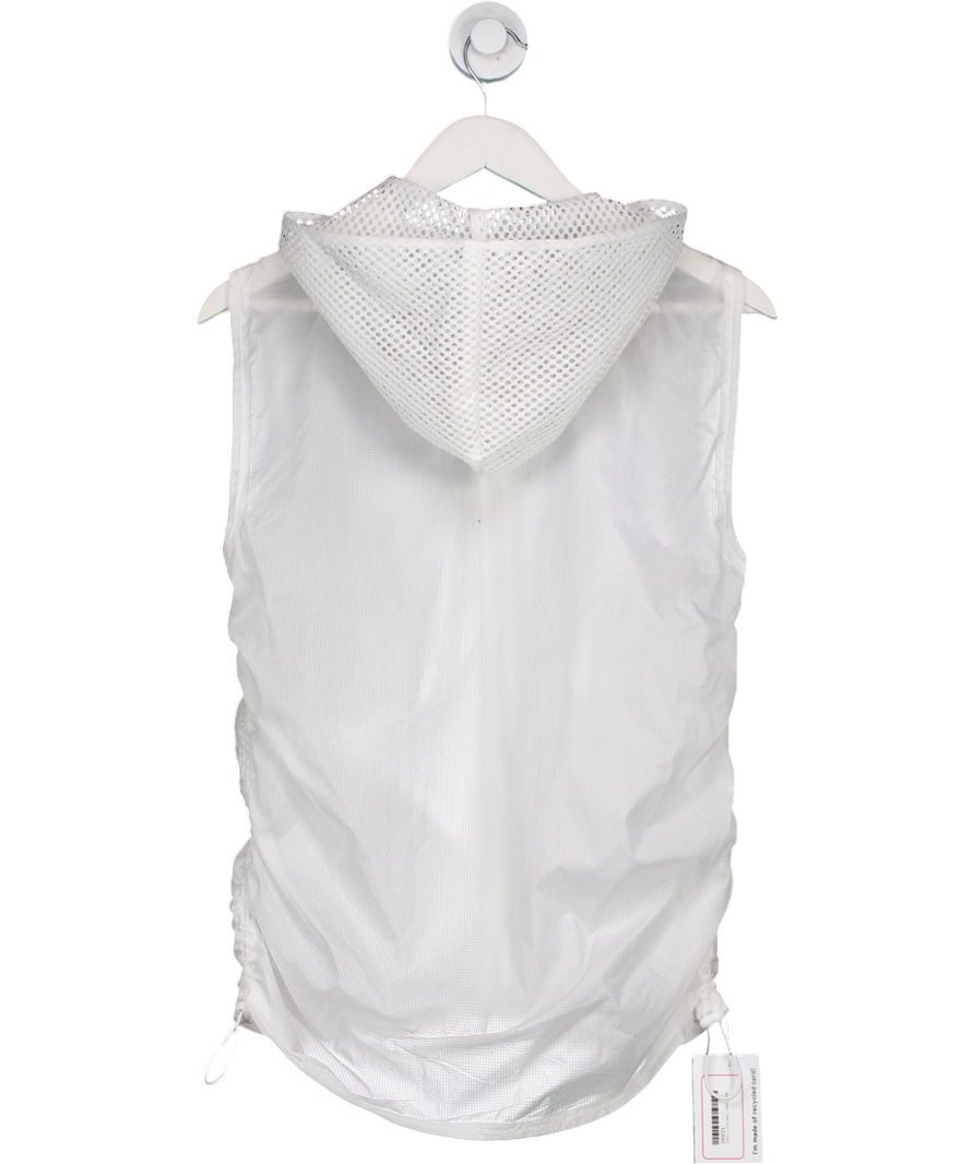 Urban Outfitters White Sheer Hooded Gilet UK XS