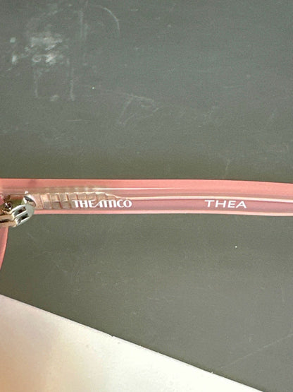 Linda Farrow x The Attico Thea Angular Sunglasses in Pink