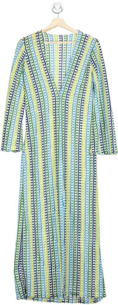 Multicolour Striped Maxi Dress S