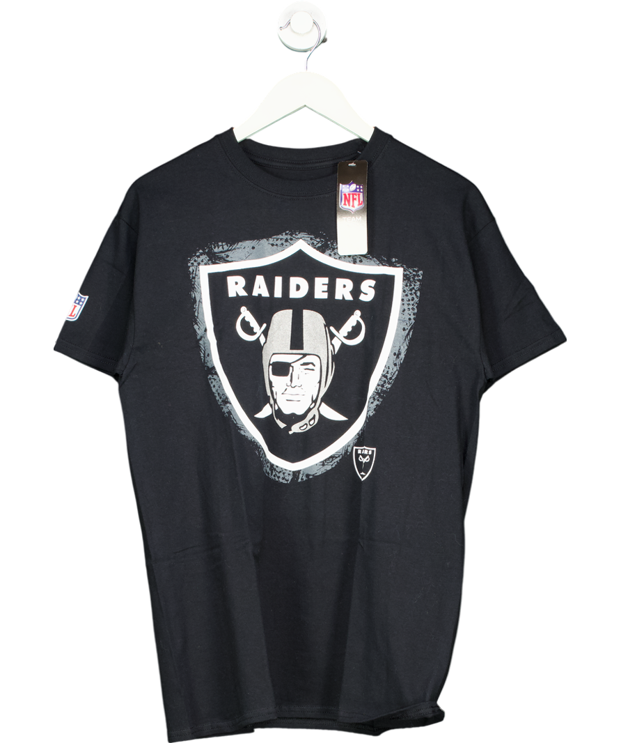 NFL Black Las Vegas Raiders Team T-shirt UK M