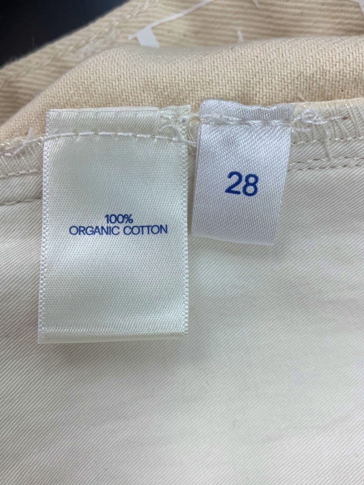 Raey Beige Wide-Leg Trousers 28