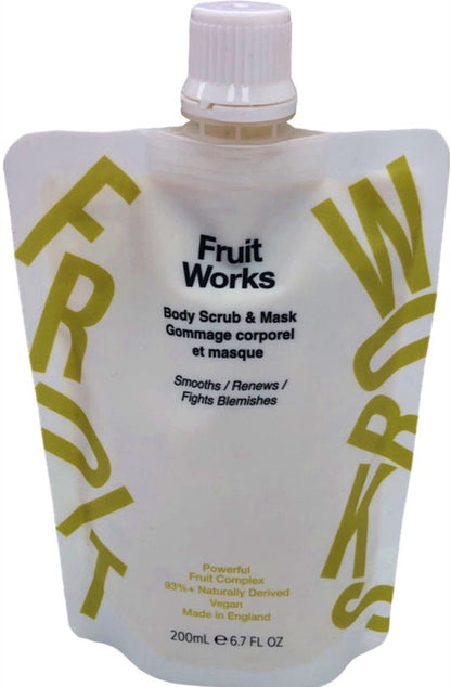 Fruit Works Body Scrub & Mask Powerful Fruit Complex 200ml
