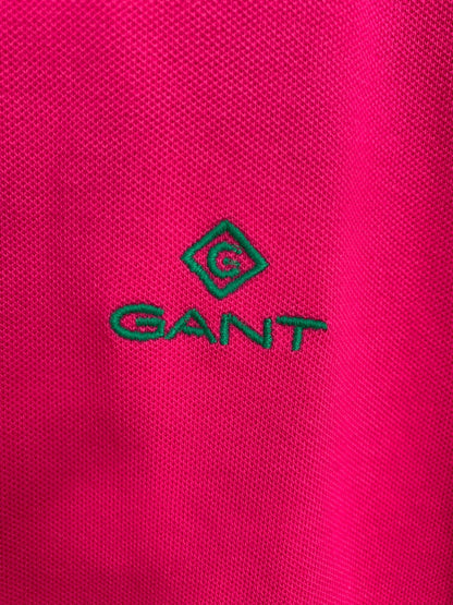 GANT Hyper Pink Contrast Collar Piqué Polo Shirt XL