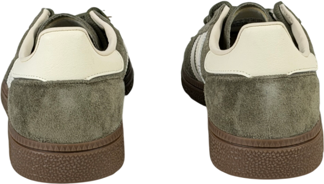 ADIDAS Handball Spezial Trainers Olive Green Strata / Off White / Gum UK 7 EU 40