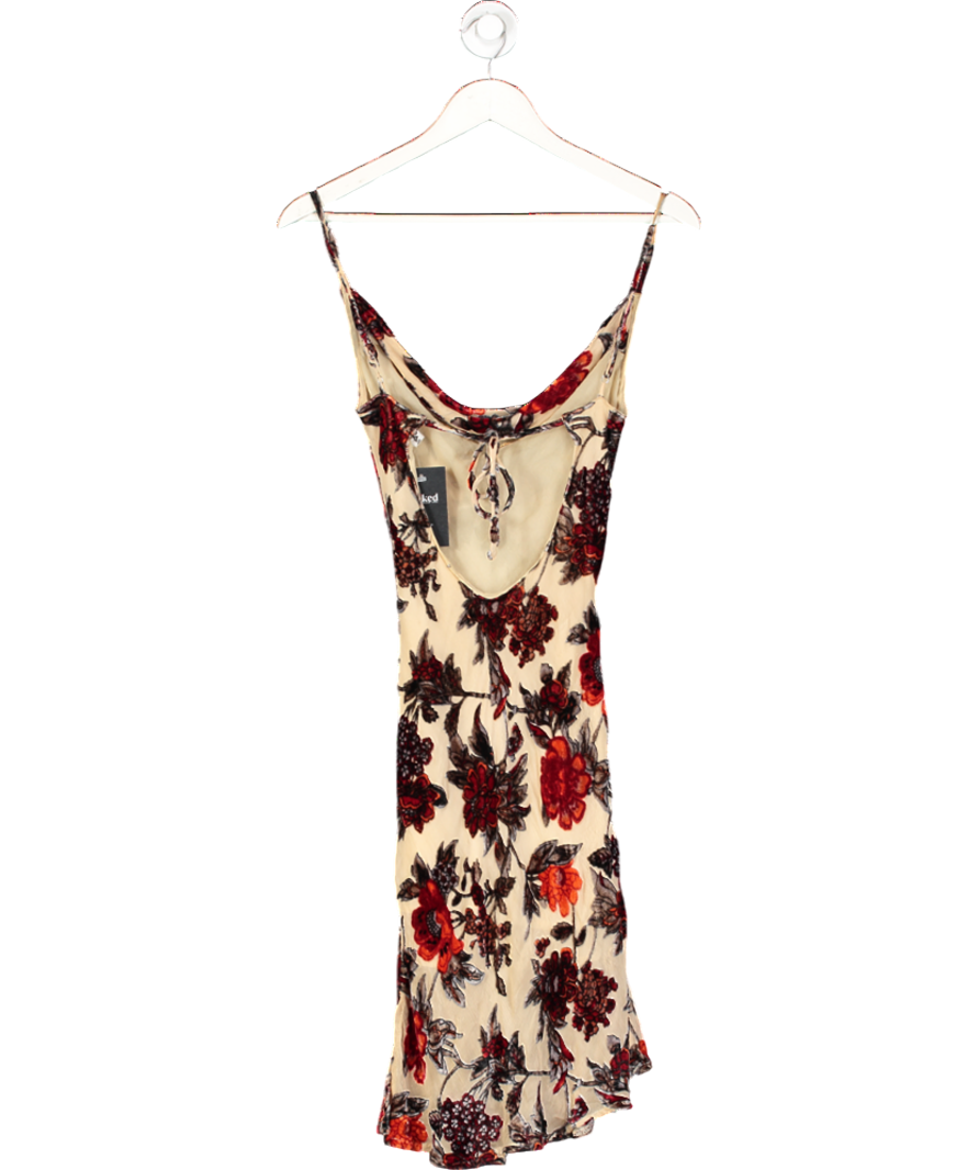 Rat & Boa Beige Silkmini Dress UK 6