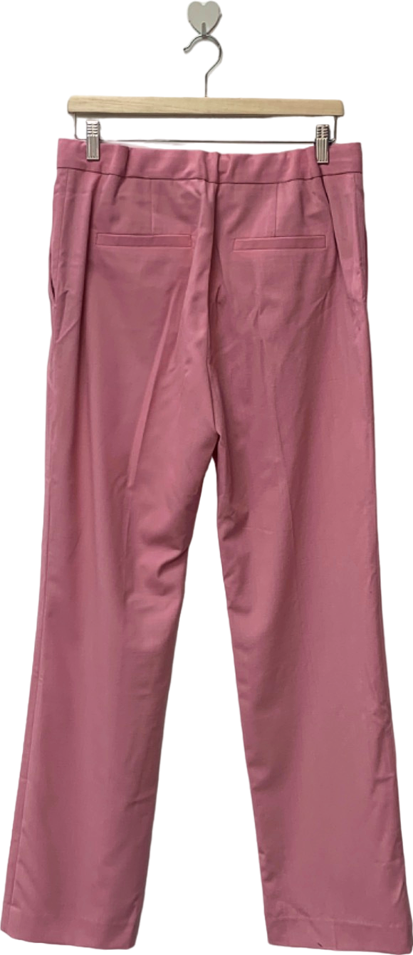 COS Pink Wool Trousers UK 14