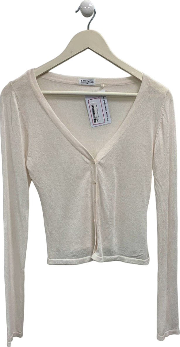 Lounge Cream Cardigan UK M