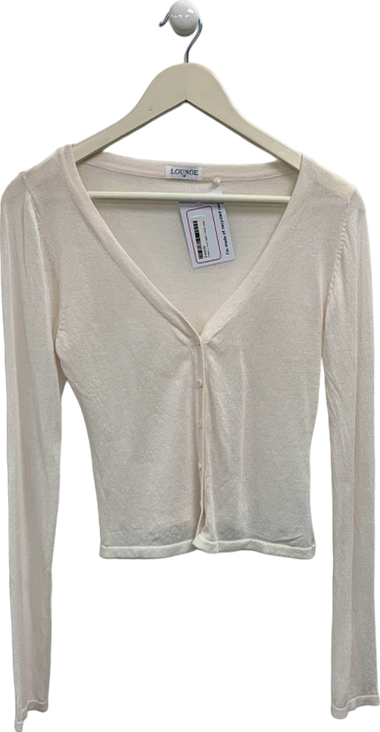 Lounge Cream Cardigan UK M