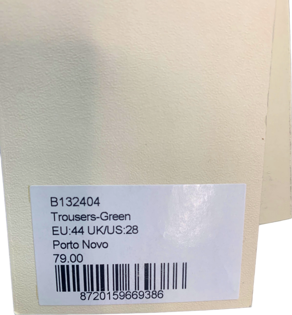 Suitsupply Green Porto Novo Slim Leg Straight Chinos Stretch Cottons  W28