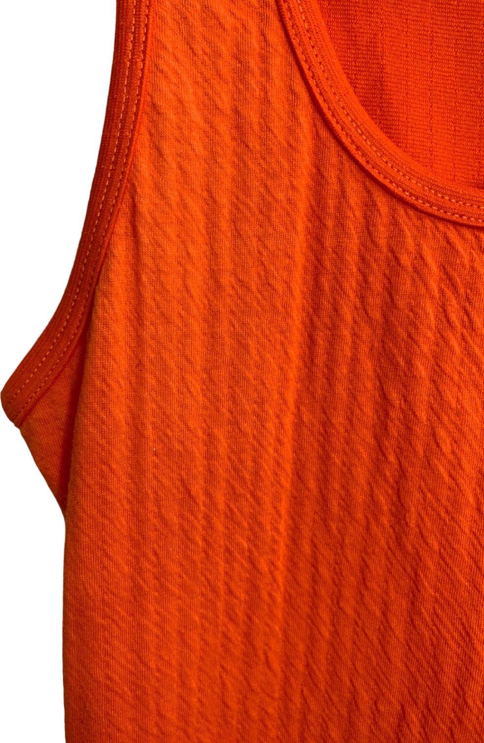 Fashion Nova Orange Ribbed Bodycon Dress S