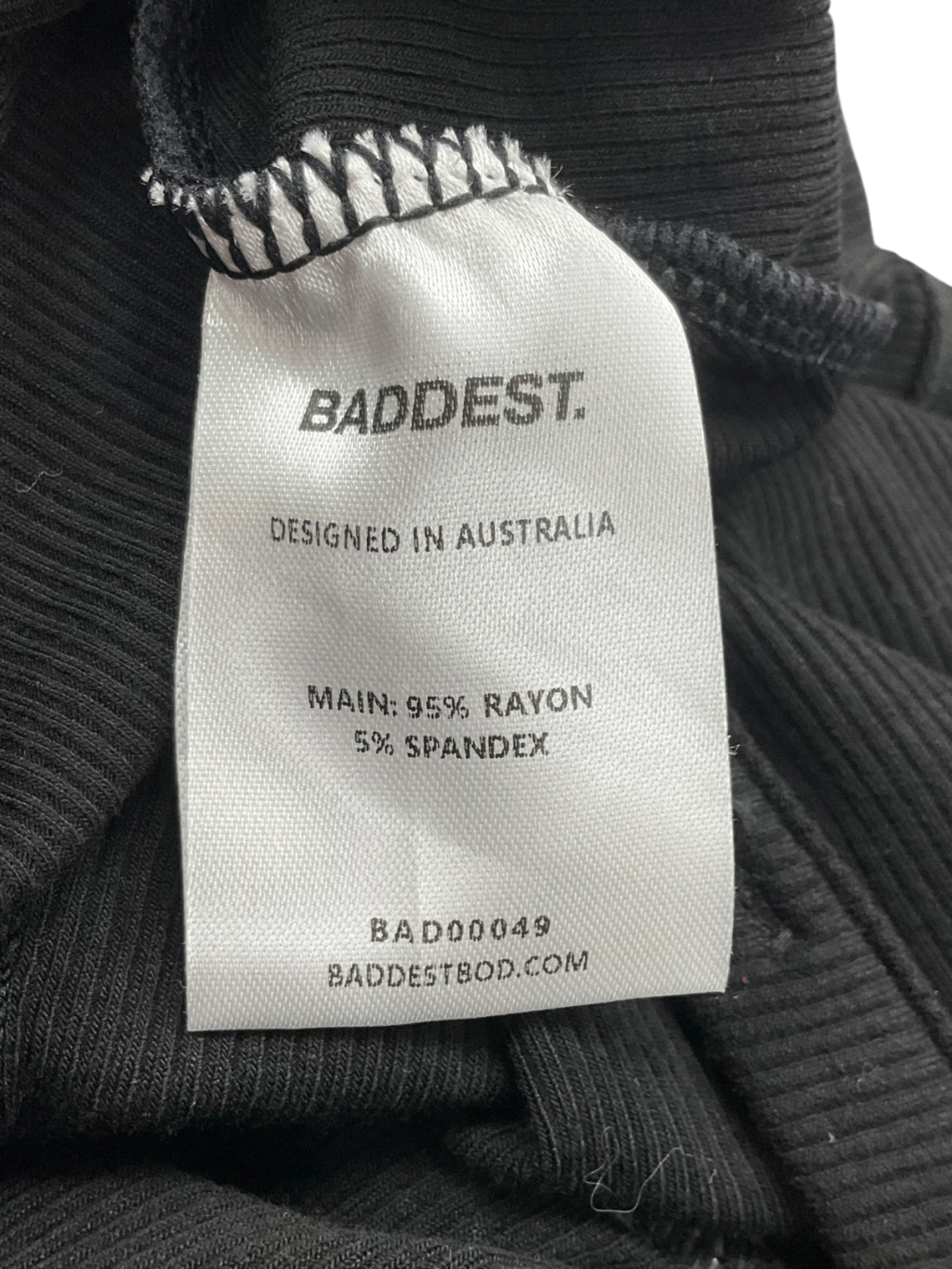 Baddest Bod Black Tanning Romper UK XL