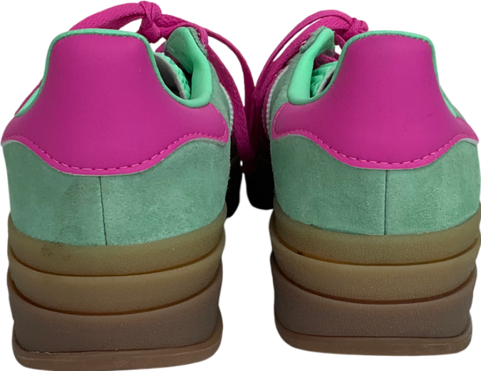 adidas Gazelle Bold Platform Trainers In Mint Green With Gum Sole UK 5.5 EU 38.5 👠