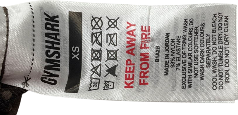 gymshark Brown Vital Seamless 2.0 V Neck Sports Bra & Leggings Set UK XS