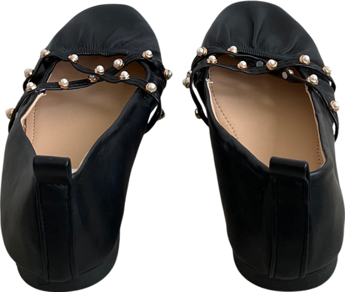 Malien Black Pearl Detail Pumps UK 4 EU 37 👠
