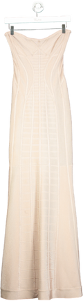 Herve Leger Bare Strapless Haven Gown UK XS