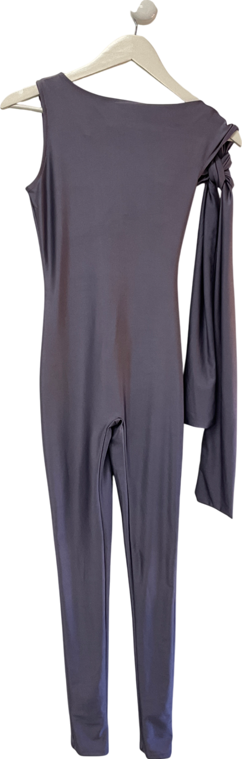 Fashion Nova Purple All The Hype Jumpsuit UK S