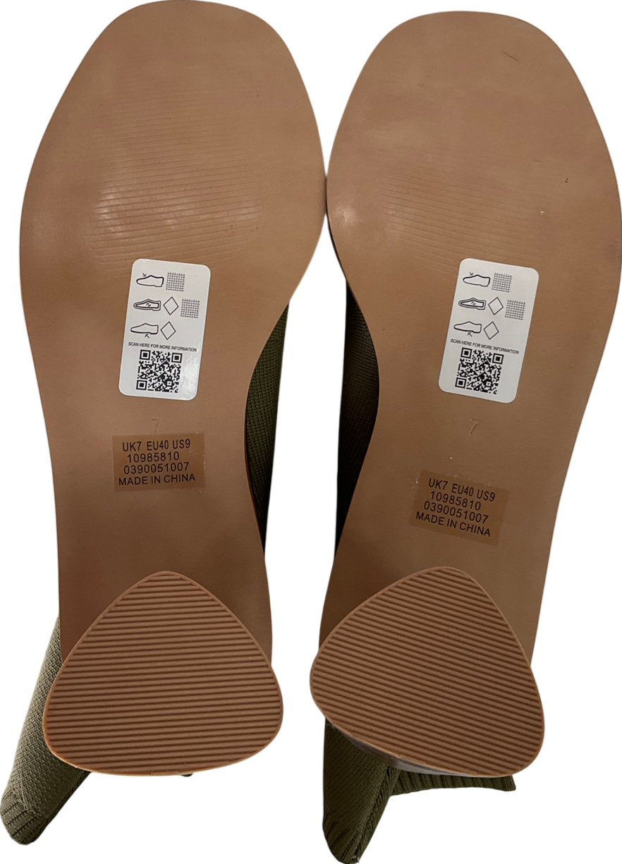 ASOS Green Dolce Vita Alaya Knit Booties UK 7 EU 40 👠